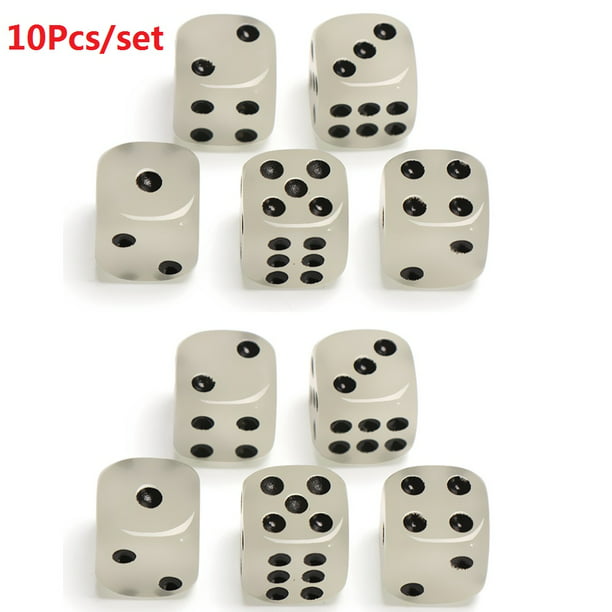 White Blank Dice 12 Sided Die Rounded Corner for RPG Role Playing Game Accs
